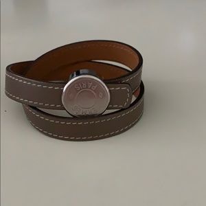 Hermes Leather Bracelet